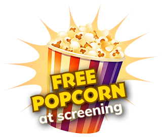 FREE POPCORN at screening